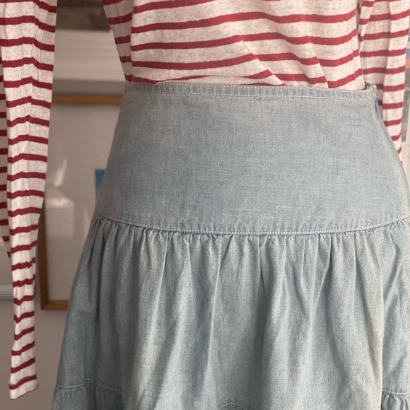 POLO light denim skirt , new run small size - Picture 4 of 6
